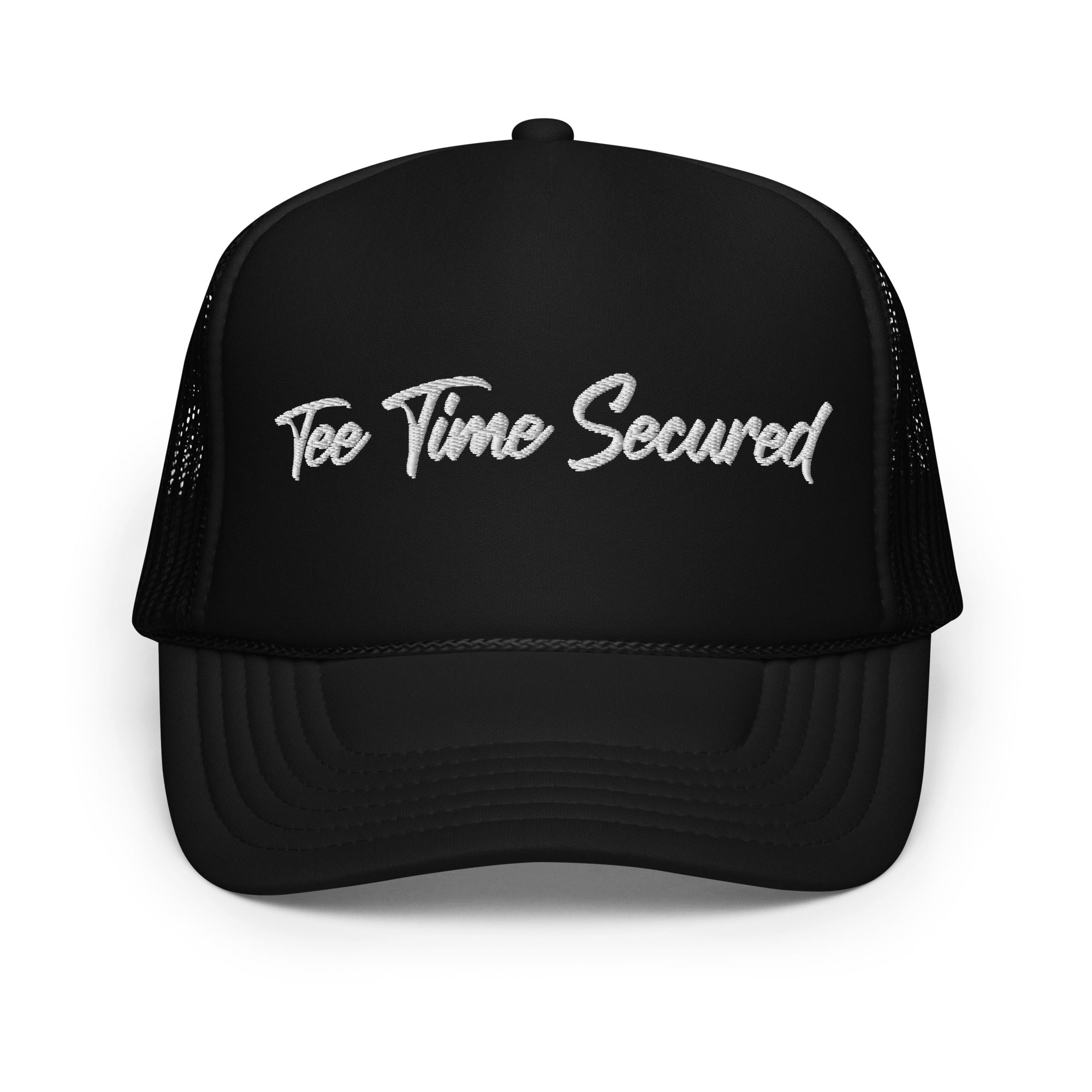 Tee Time Secured Retro Trucker Hat Richmans Sport