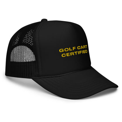 Golf Cart Certified Retro Trucker Hat