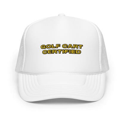 Golf Cart Certified Retro Trucker Hat