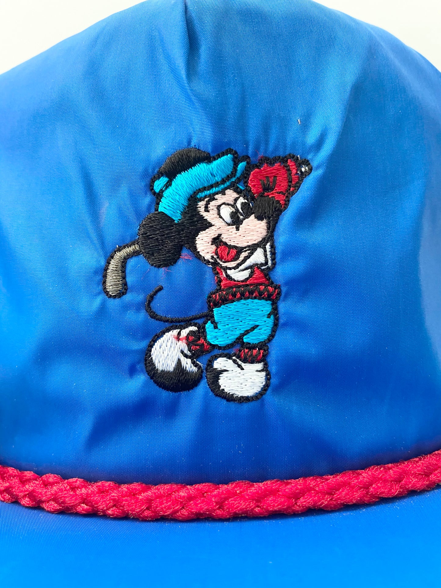 Vintage Mickey Mouse Disney Golf Leather Strapback ( NEW W/ PRICE TAG)