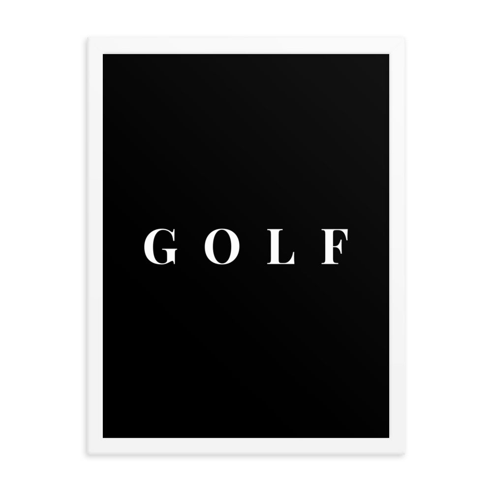 Golf Black and White